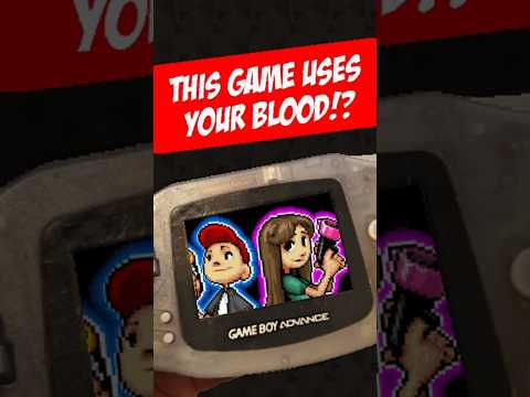 This Gameboy Advance GBA Game Uses Your Blood? #gameboyadvance #nintendo #retrogaming
