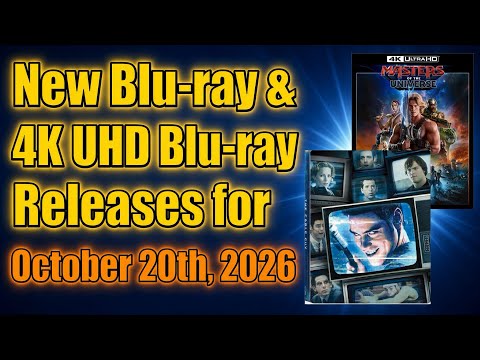 New Blu-ray &amp; 4K UHD Blu-ray Announcements &amp; Pre-Orders for October 20th, 2026! 