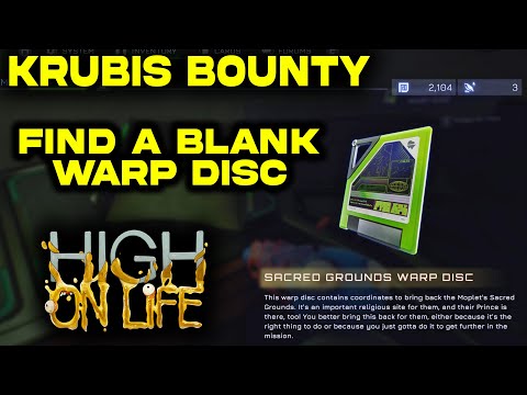 Find a Blank Warp Disc Guide | Krubis Bounty Mission | High on Life