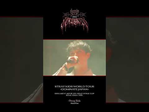 LIVE Blu-ray『Stray Kids World Tour ＜dominATE JAPAN＞』 Document Movie Ep.1 Solo Stage Clip (Bang Chan)
