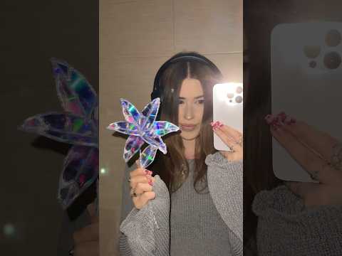 STUNNING DIY Lily MADE From CDs Sparkling RECYCLED Craft IDEA